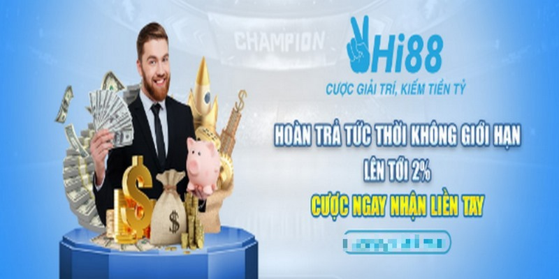 Khuyến Mãi Thành Viên Mới – Sự Kiện Siêu Khủng Tại Hi88 4 Tất cả thành viên sẽ được hưởng khuyến mãi hoàn trả tức thời đến 2%